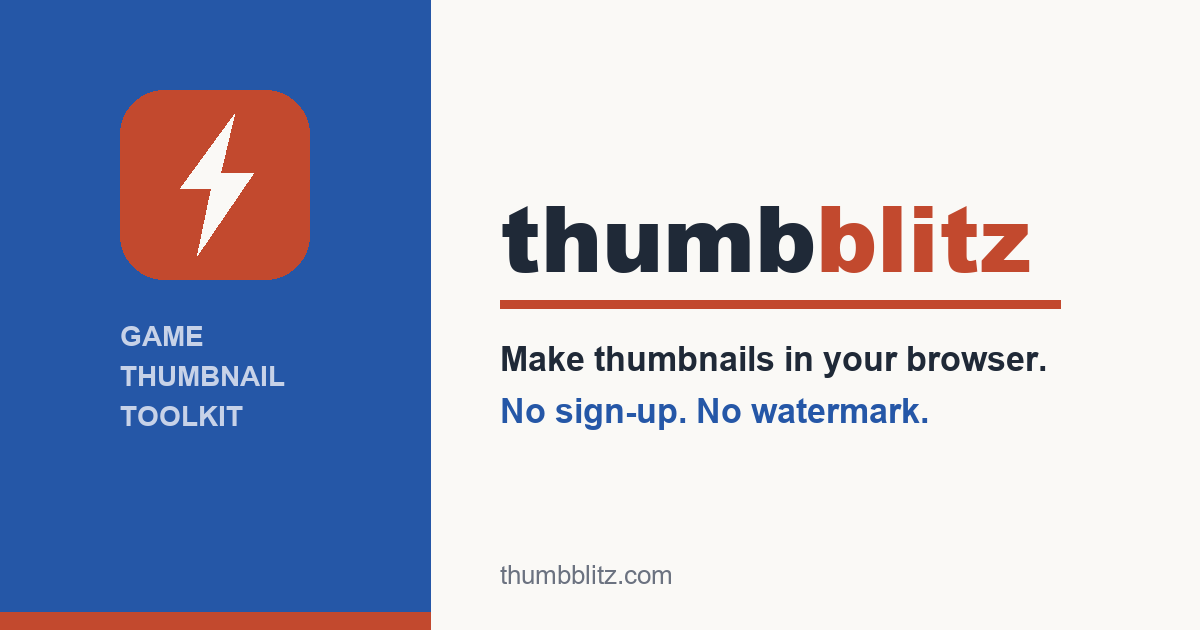Free Thumbnail Templates — Roblox and Minecraft | ThumbBlitz